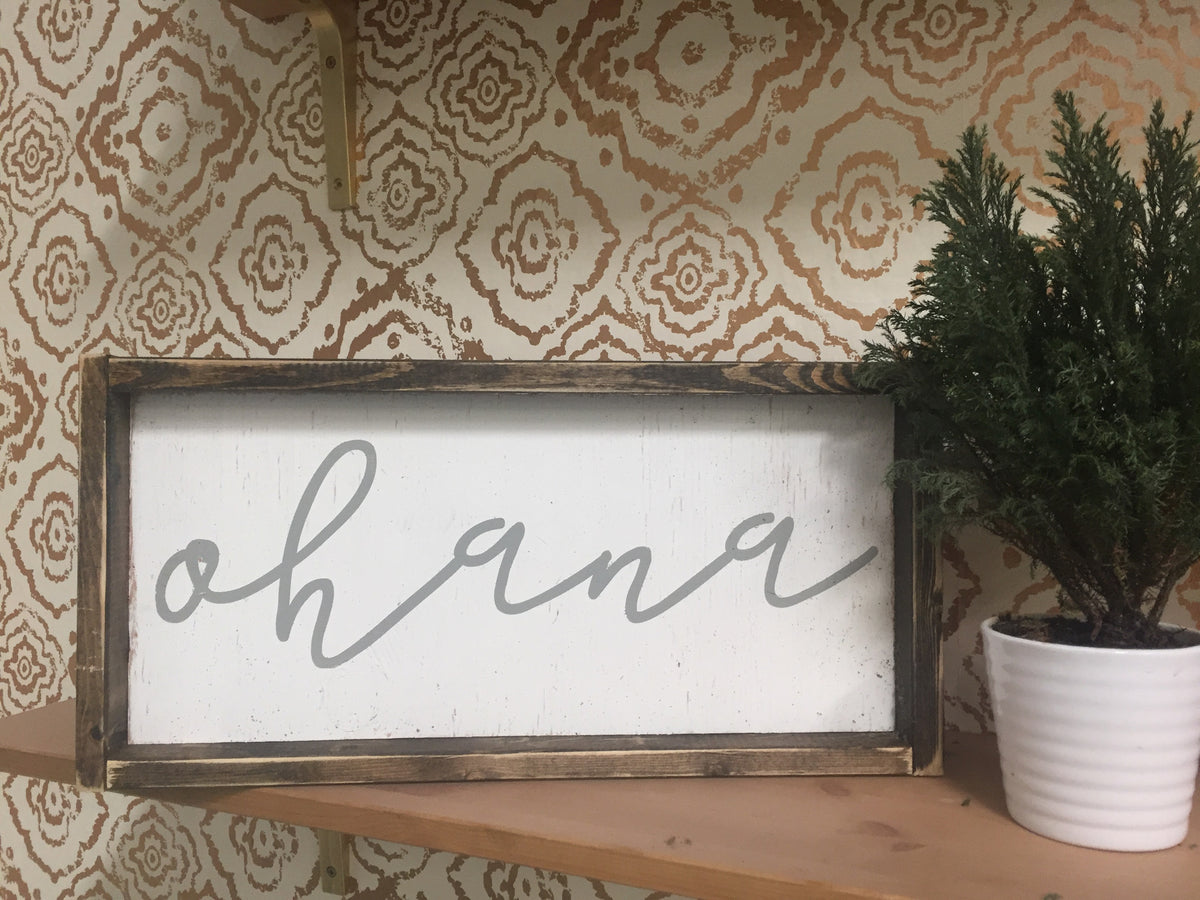 Ohana - Lowercase Cursive – JaxnBlvd