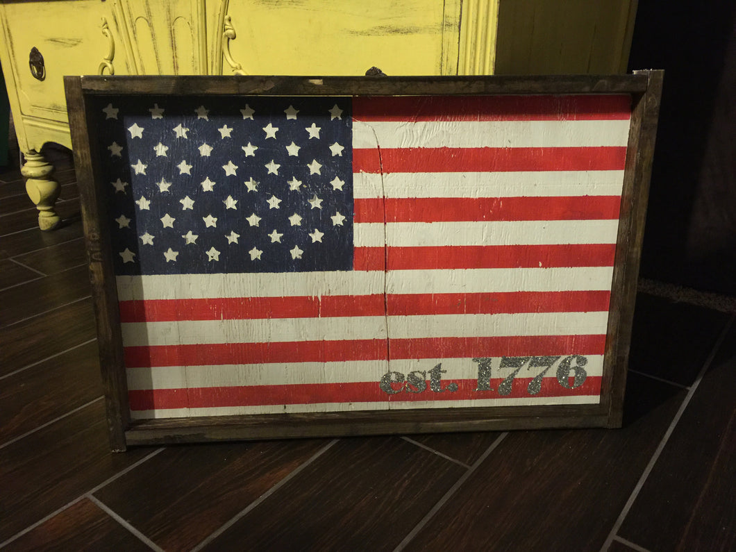 USA Flag - Est 1776