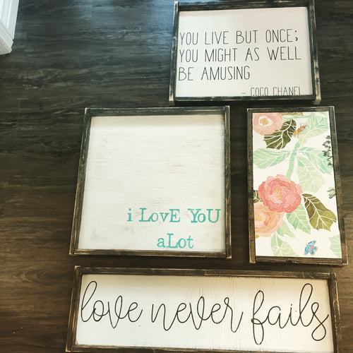 Floral Sign - Phoebe