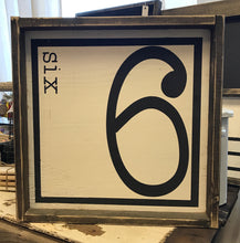 Number Sign - With Number & Text
