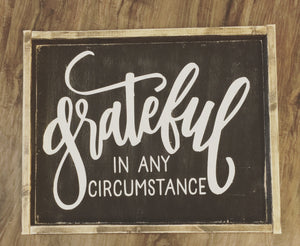 Grateful In Any Circumstance