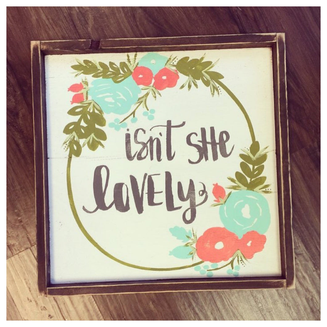 Isn't She Lovely - Wreath