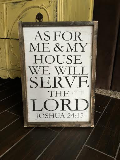 As For Me And My House