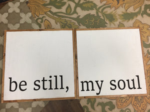 Be Still My Soul - Double Set