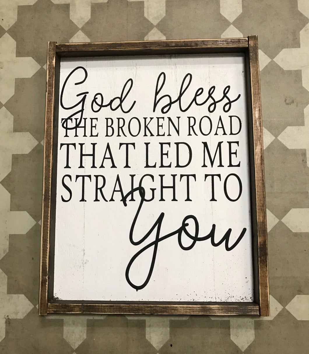 God Bless the Broken Road - Vertical