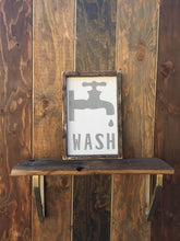 Wash with faucet