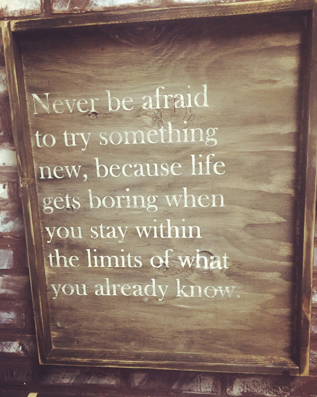 Never Be Afraid