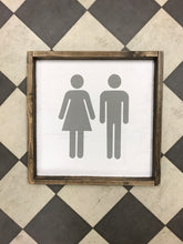 Male And Female Bathroom Sign
