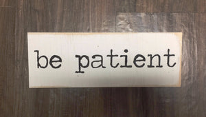 Conversation Wood Sign