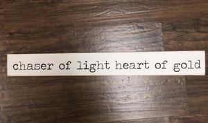 Conversation Wood Sign