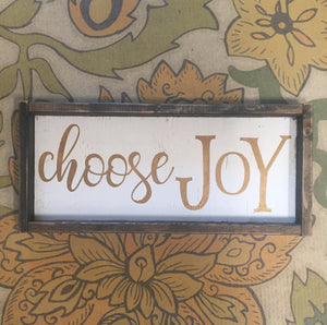 Choose Joy - Cursive and Block