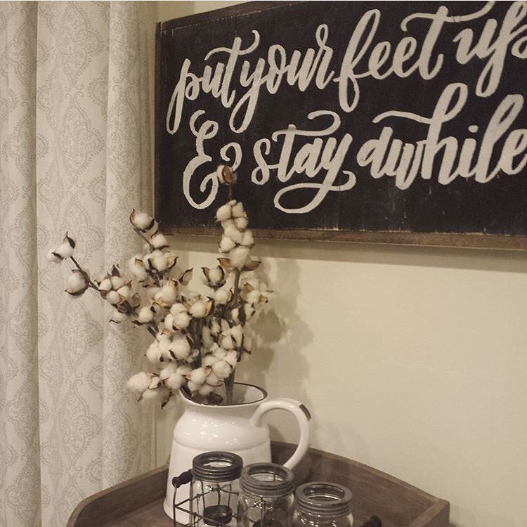 Put Your Feet Up And Stay Awhile