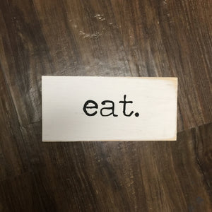 Conversation Wood Sign