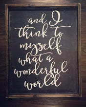 And I Think To Myself