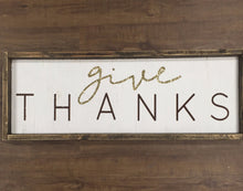 Give thanks - horizontal