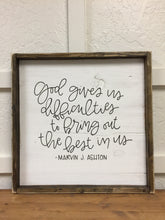 God Gives Us Difficulties