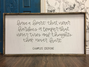 Have A Heart That Never Hardens
