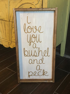 I Love You A Bushel And A Peck - Vertical