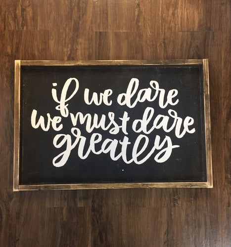 If We Dare - Horizontal