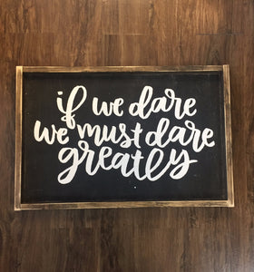 If We Dare - Horizontal