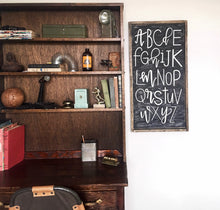 Alphabet- Wood Sign
