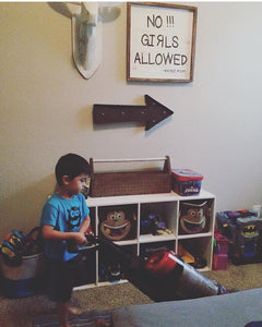 No Girls Allowed Except Mom