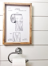 Toilet Paper Patent- Wood Sign