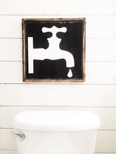Water Faucet ( 2D) -Wood Sign