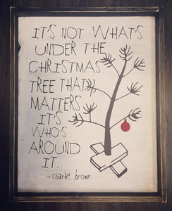 It's Not What's Under The Christmas Tree/Charlie Brown