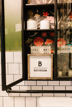 B - Bathroom - Wood Sign