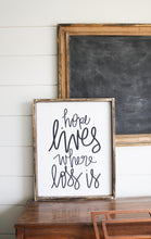 Hope Lives Where Loss Is - Wood Sign