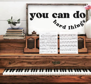You Can Do Hard Things - Wood Sign