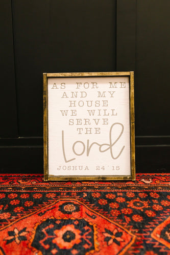 As For Me And My House - Mixed Fonts