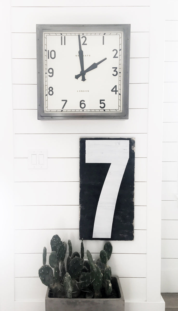 Block Number Wood Sign – JaxnBlvd
