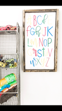 Alphabet- Wood Sign