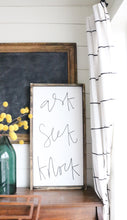 Ask Seek Knock - Wood Sign