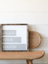 Brush Your Teeth - Wash Your Hands Wood Signs