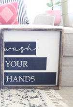 Brush Your Teeth - Wash Your Hands Wood Signs
