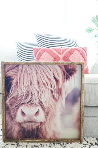 Emmett The Cow - Wood Sign or Print