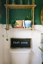 Fart Zone- Wood Sign