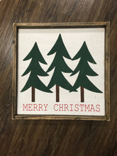 Merry Christmas - Pine Trees