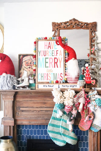 Have Yourself A Merry Little Christmas-Block/Cursive