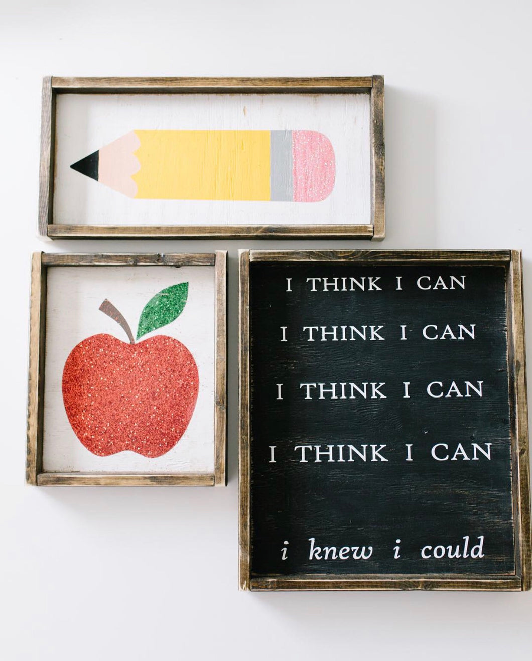 Glitter Pencil- Wood Sign
