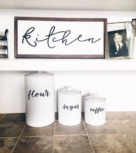 Kitchen - Cursive