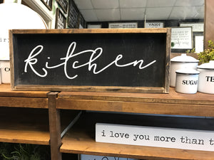 Kitchen - Cursive