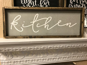 Kitchen - Cursive