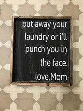 Put Away Your Laundry