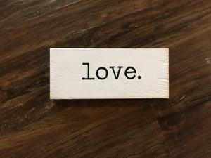 Conversation Wood Sign
