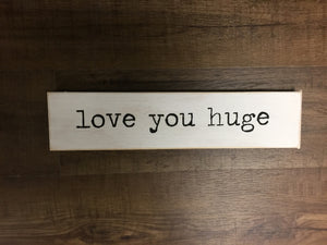 Conversation Wood Sign