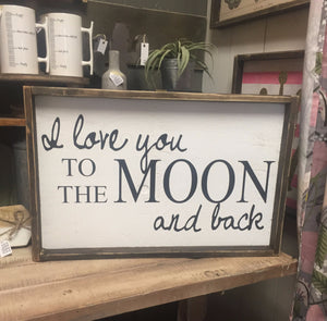I Love You To The Moon And Back - Landscape
